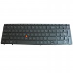 New Keyboard For HP EliteBook 8560w 8570w Laptop US Black Point Stick Keyboard